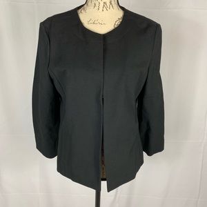 Ann Taylor black blazer jacket size large career